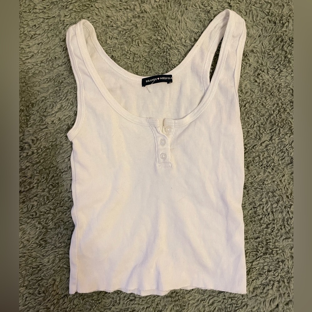 Brandy Melville Never Worn Button Tank